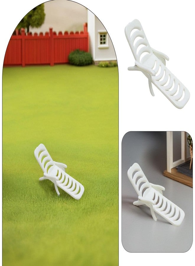 بيستويارد مجموعة BESTOYARD المكونة من 10 قطع من كراسي الشاطئ المصغرة، بمقياس 1:12، مصنوعة من مادة PVC، وهي إكسسوارات مثالية لبيوت الدمى، وتُستخدم لتزيين المناظر الطبيعية الساحلية، وتنسيق الطحالب، وعرض أصص الزهور المعلقة. - Image 4